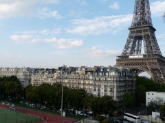 The view from the Hotel Pullman Paris Eiffel Tower